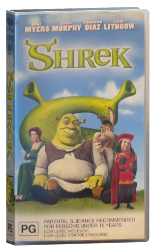 Shrek VHS, DreamWorks Home Entertainment