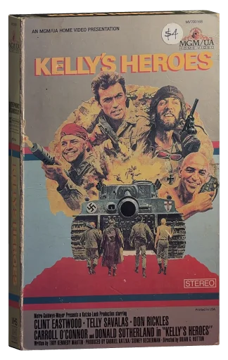 Kelly's Heroes VHS, MGM/UA Home Video
