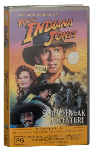 The Adventures of Young Indiana Jones VHS, Paramount Home Entertainment