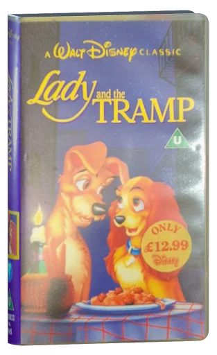 Lady and the Tramp VHS, Walt Disney Home Video