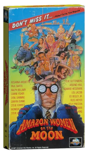 Amazon Women on the Moon VHS, MCA Universal Home Video