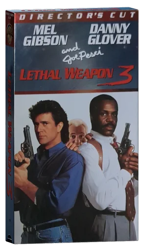 Lethal Weapon 3 VHS cover