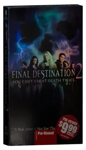 Final Destination 2 VHS, New Line Home Entertainment
