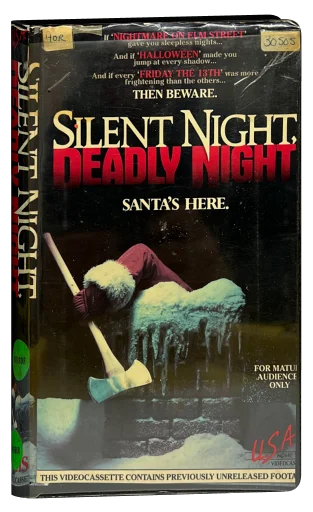 Silent Night, Deadly Night VHS, U.S.A. Home Video