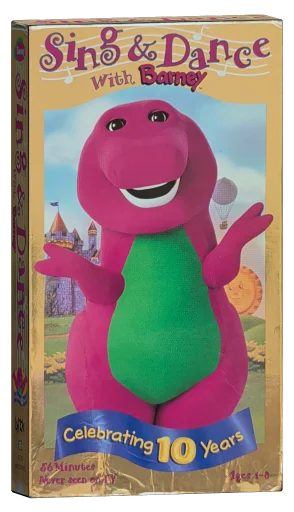 Sing & Dance With Barney VHS cover