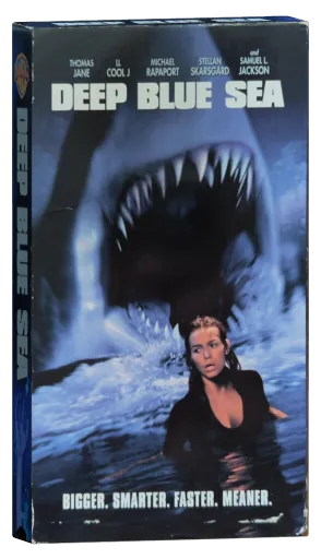 Deep Blue Sea VHS, Warner Home Video