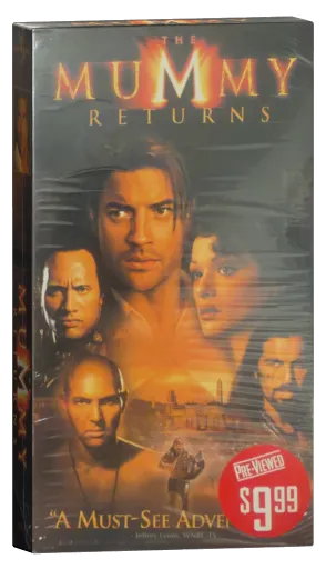 The Mummy Returns VHS, Universal