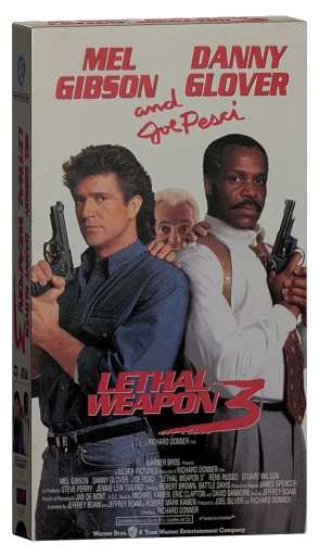 Lethal Weapon 3 VHS, Warner Home Video
