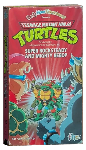 Teenage Mutant Ninja Turtles VHS, Family Home Entertainment