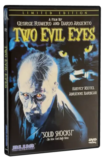 Two Evil Eyes DVD, Blue Underground
