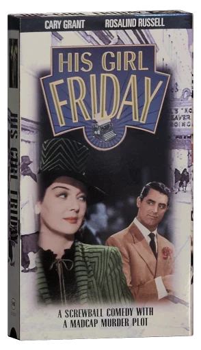 His Girl Friday VHS, GoodTimes Home Video