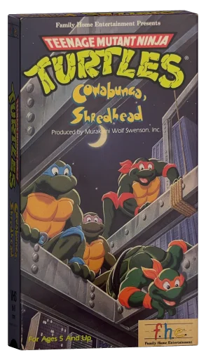 Teenage Mutant Ninja Turtles VHS, Family Home Entertainment