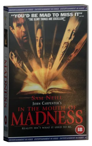 In the Mouth of Madness VHS, Entertainment in Video
