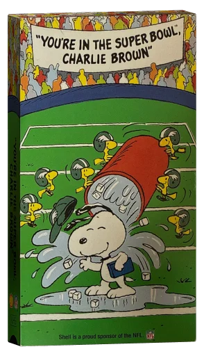 You're in the Super Bowl, Charlie Brown! VHS, Shell