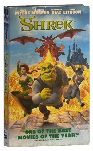 Shrek VHS, DreamWorks Home Entertainment