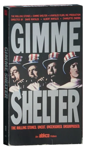 Gimme Shelter VHS cover