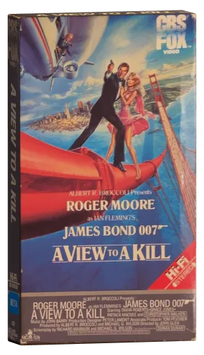 A View to a Kill Betamax, CBS/FOX Video