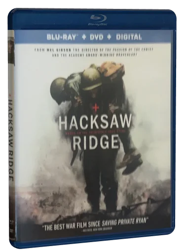 Hacksaw Ridge Blu-ray, Lionsgate