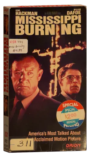 Mississippi Burning VHS, Orion Home Video