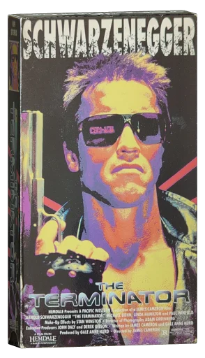 The Terminator VHS, Hemdale Home Video, Inc.