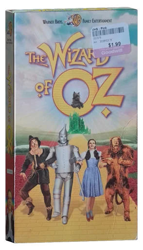 The Wizard of Oz VHS, Warner Bros.