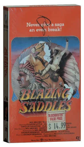 Blazing Saddles VHS, Warner Home Video