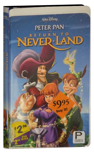 Return to Never Land VHS, Walt Disney Home Entertainment