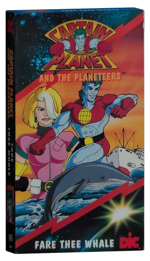 Captain Planet and the Planeteers VHS, Buena Vista Home Video