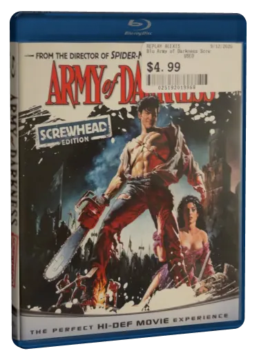 Army of Darkness Blu-ray, Universal Studios Home Video