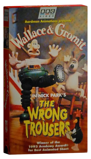 The Wrong Trousers VHS, Fox Video