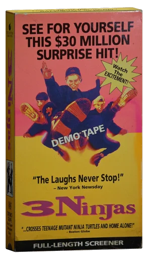 3 Ninjas VHS, Touchstone Home Video