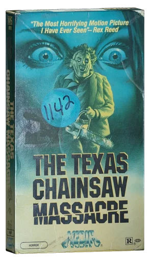 The Texas Chain Saw Massacre VHS, Wizard Video
