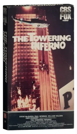 The Towering Inferno VHS, CBS/FOX Video