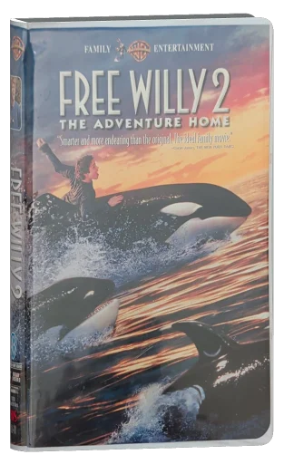 Free Willy 2: The Adventure Home VHS, Warner Home Video