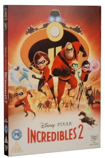 Incredibles 2 DVD, Disney Pixar