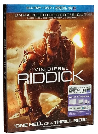 Riddick Blu-ray, Universal Studios Home Entertainment