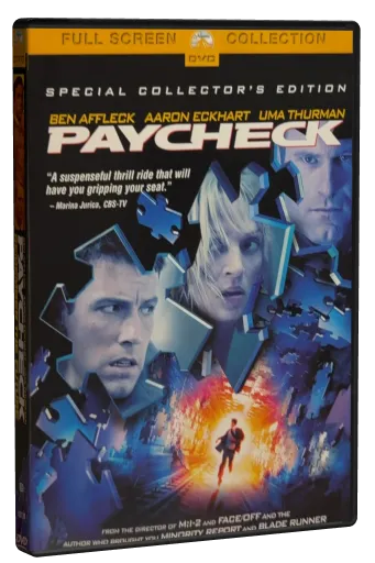 Paycheck DVD, Paramount Pictures Home Entertainment