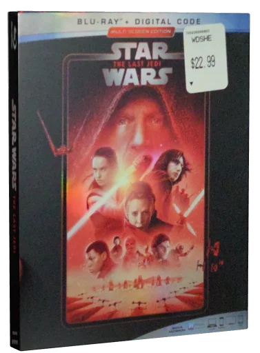 Star Wars: The Last Jedi Blu-ray, Buena Vista Home Entertainment