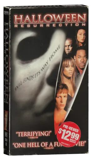 Halloween: Resurrection VHS, Dimension Home Video
