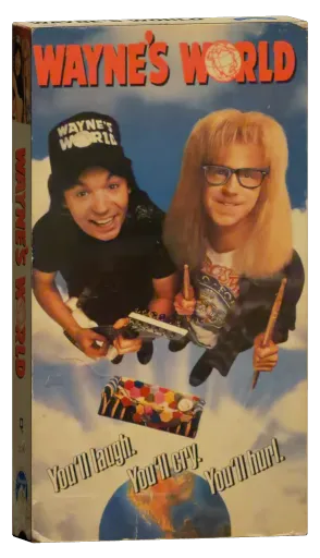 Wayne's World VHS, Paramount Home Video