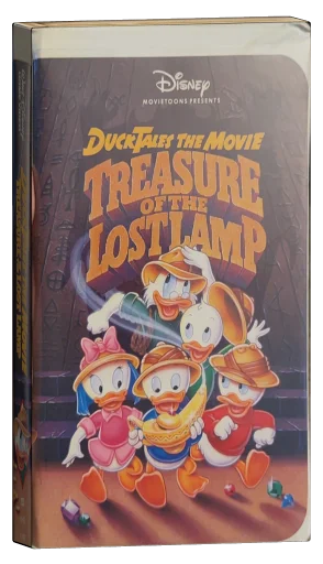 DuckTales: The Movie - Treasure of the Lost Lamp VHS, Walt Disney Home Video