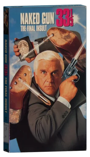 Naked Gun 33⅓: The Final Insult VHS, Paramount Pictures