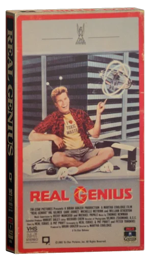 Real Genius VHS, RCA/Columbia Pictures Home Video