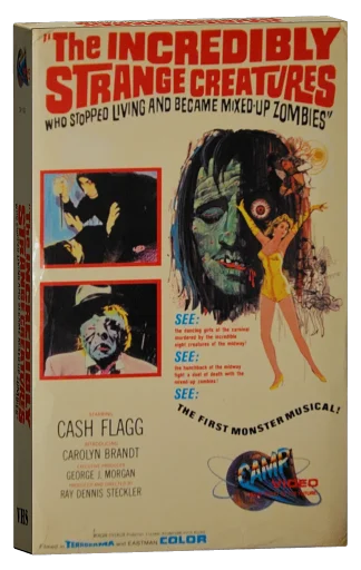 The Incredibly Strange Creatures Who Stopped Living and Became Mixed-Up Zombies!!? VHS cover