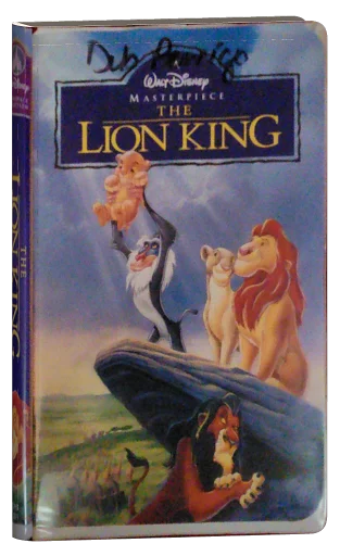 The Lion King VHS, Walt Disney Home Video