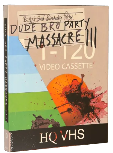 Dude Bro Party Massacre III Blu-ray cover