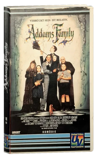 The Addams Family VHS, Columbia TriStar Home Video