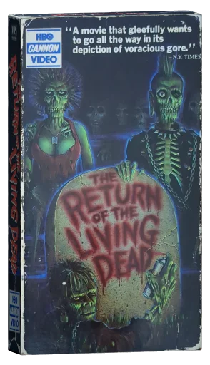 The Return of the Living Dead VHS, HBO Cannon Video