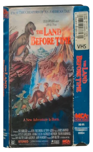 The Land Before Time VHS, MCA Home Video