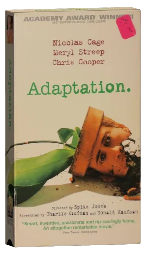 Adaptation. VHS, Columbia TriStar Home Entertainment